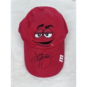 Kyle Busch Autograph Signed M&M Candy Racing Hat Cap vintage #18 NASCAR Youth